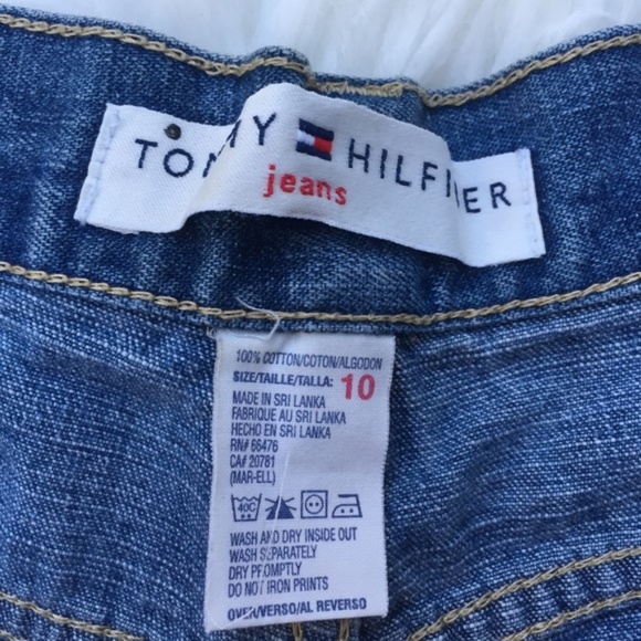 Tommy Hilfiger high waisted Rise Mom Jeans flag 10 - Picture 8 of 8
